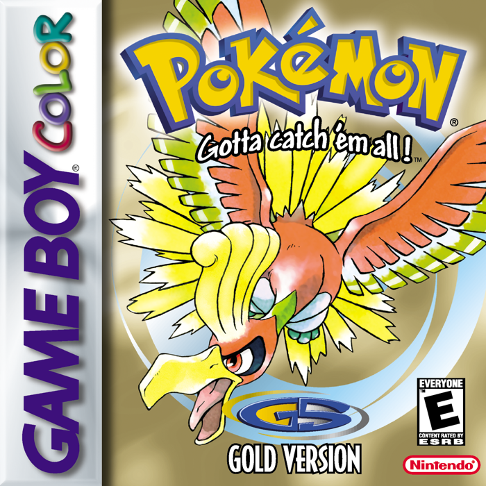Video game cover for Pokémon Gold Version