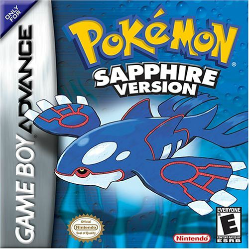 Video game cover for Pokémon Sapphire Version